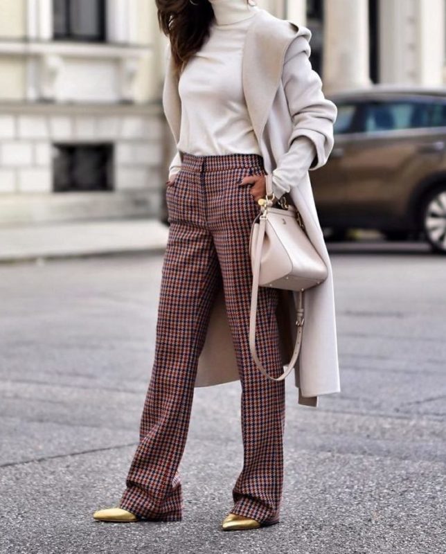 Checkered trousers