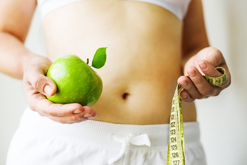 Losing weight on an apple diet