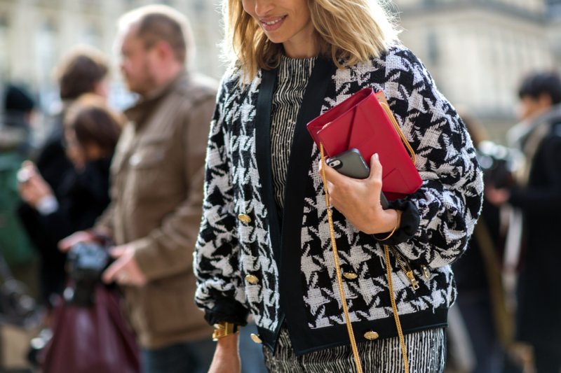 Tweed Cropped Cardigan