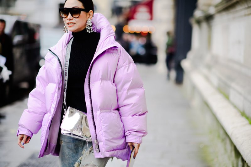 Lilac Down Jacket