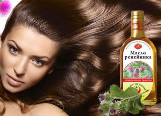 Hair masks with burdock oil