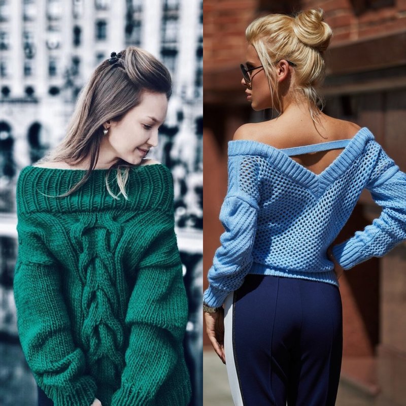 Original models of sweaters