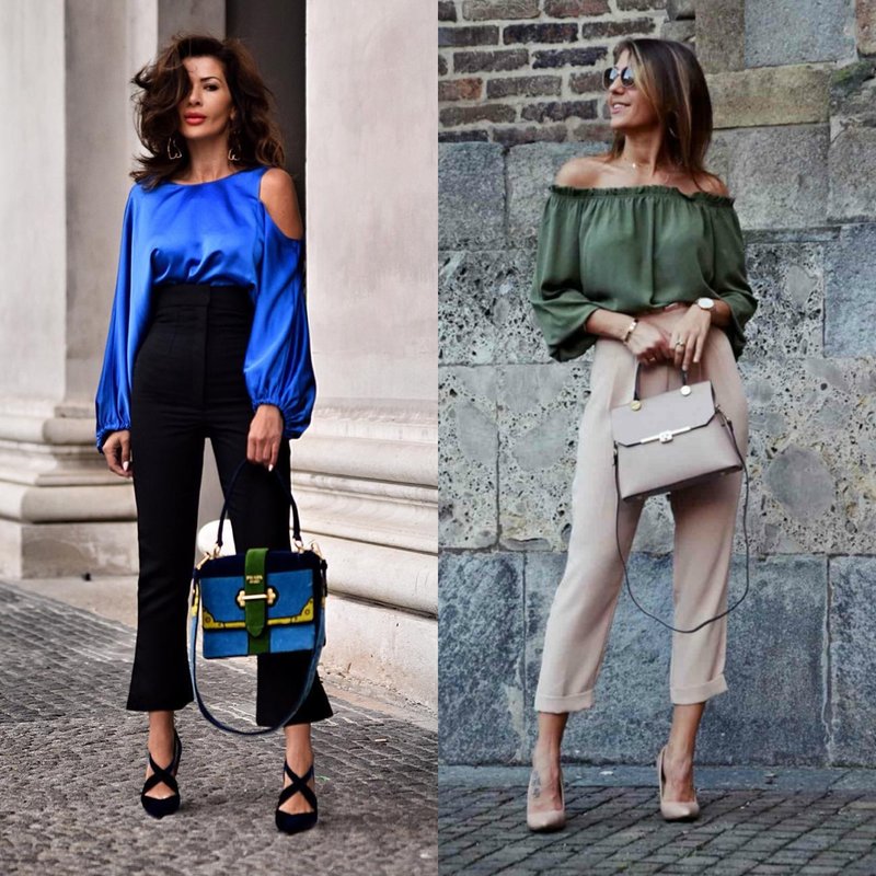 Off Shoulder Spring Blouses