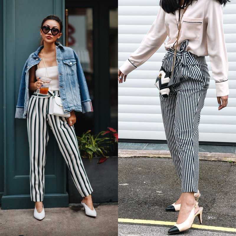 Spring Striped Pants