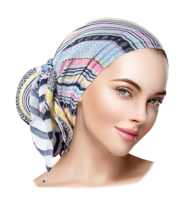 Scarf as a headband