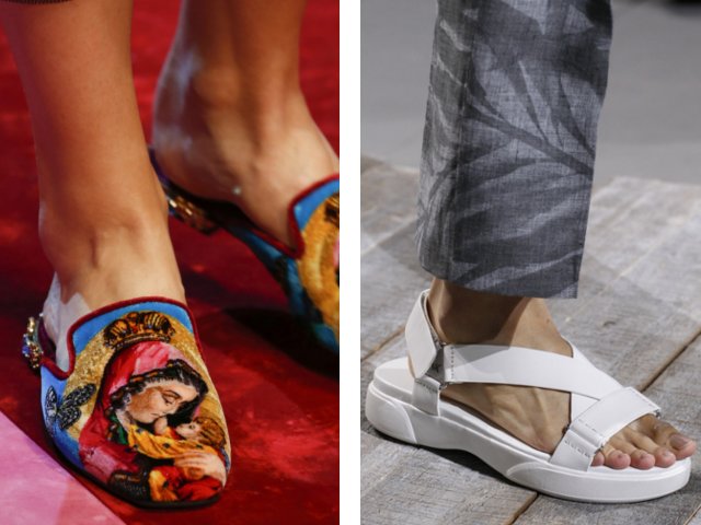 Fashionable sandals summer 2024: photos