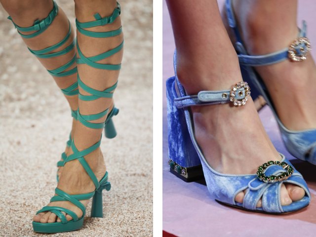 Fashionable sandals summer 2024: photos