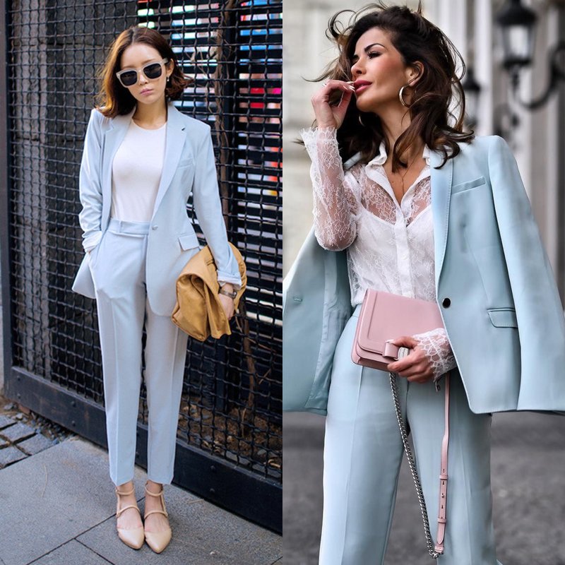 Classic look in pastel colored costumes