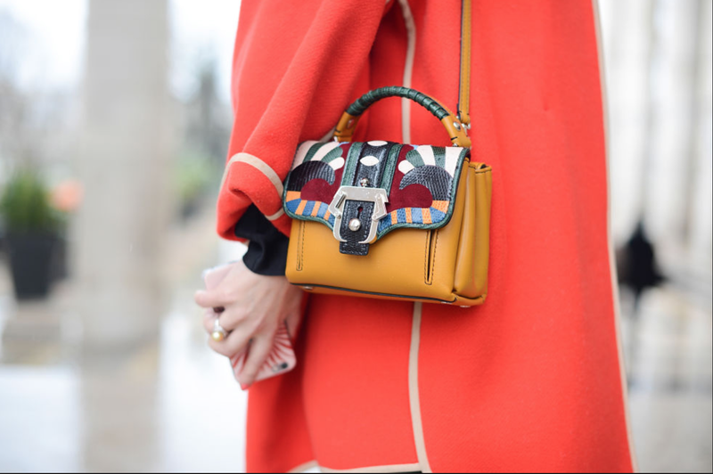 Bright yellow bag