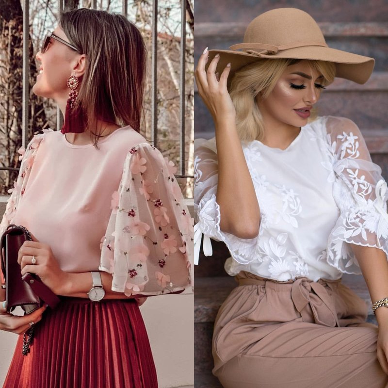 Delicate blouses spring-summer