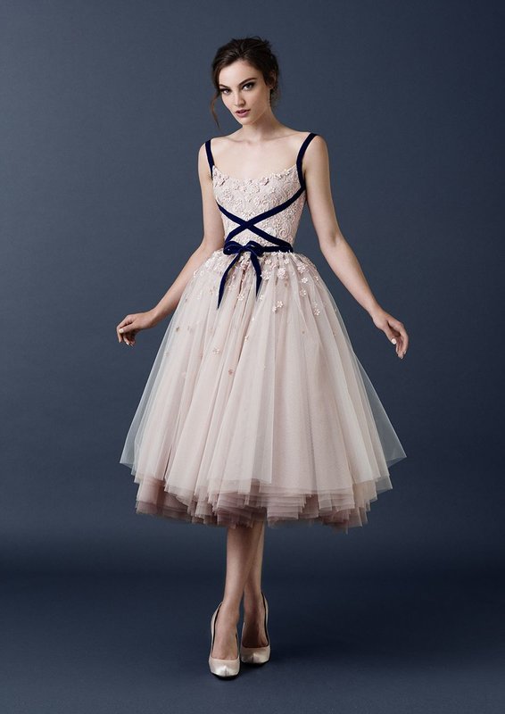 A pale pink tutu dress