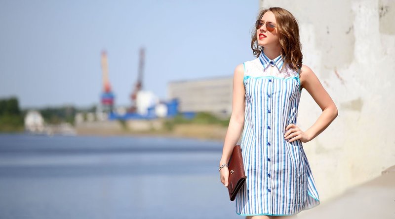 Summer shirt dress