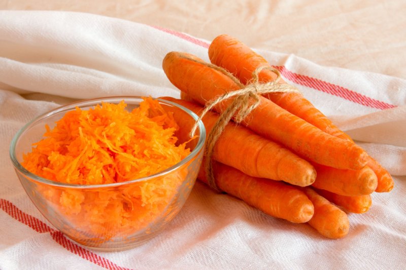 Grated carrots