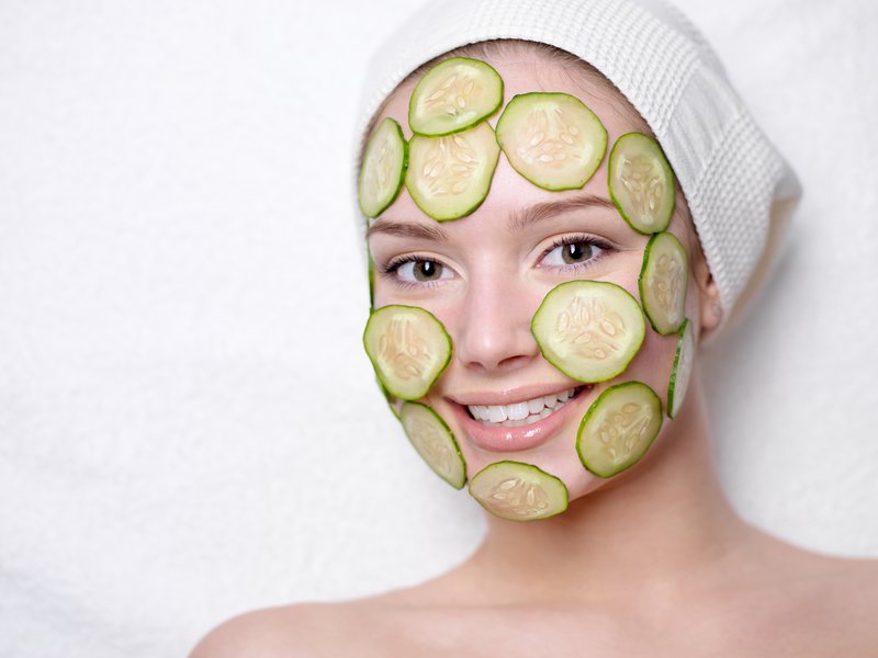 Cucumber mask