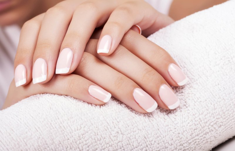 Classic french manicure