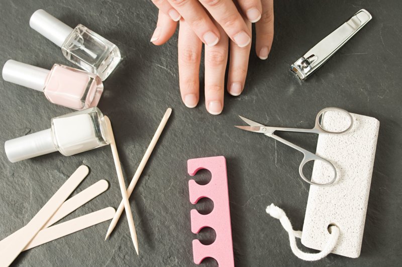 Tools and materials for French gel polish