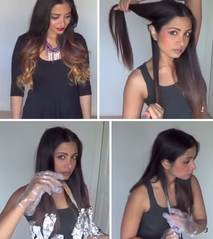 How to dye ombre hair at home?