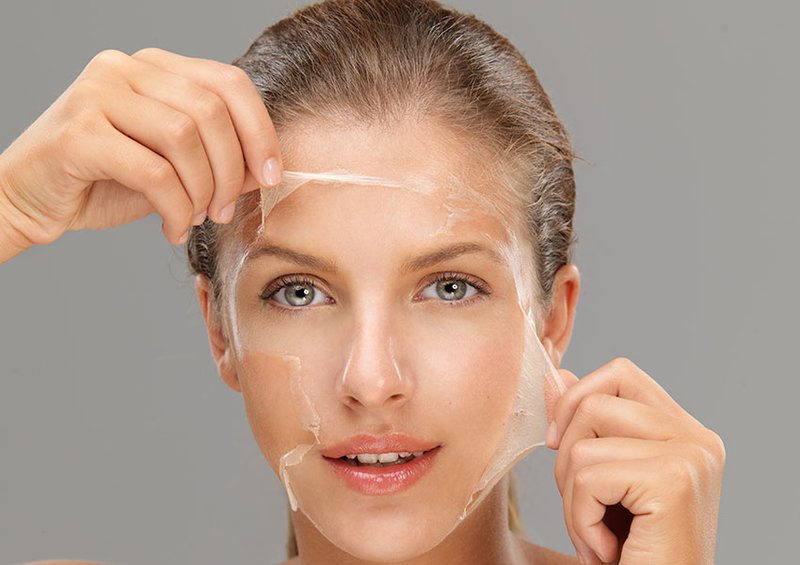 Collagen masks: contraindications