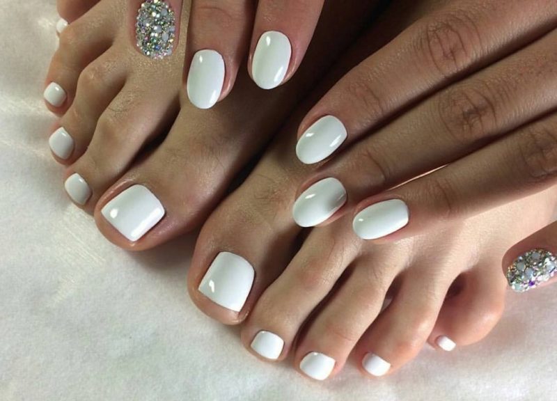 Beautiful white polish