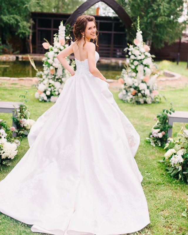 Wedding white dress