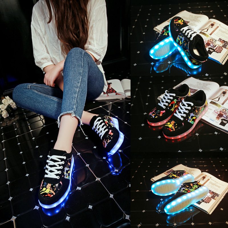 Women's sneakers with graffiti