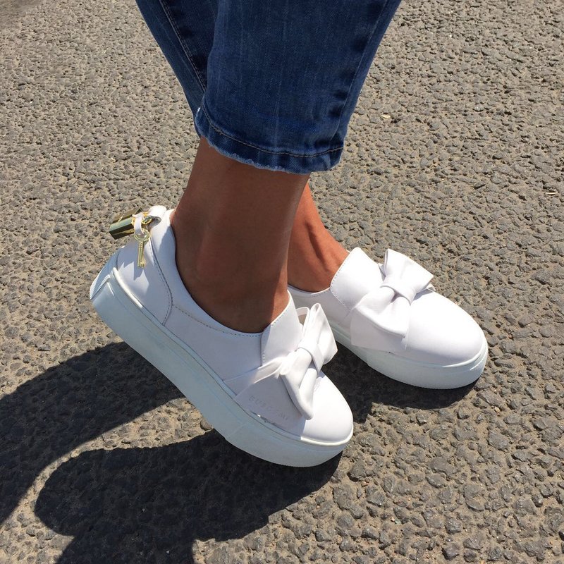 Women's wedge slip-ons