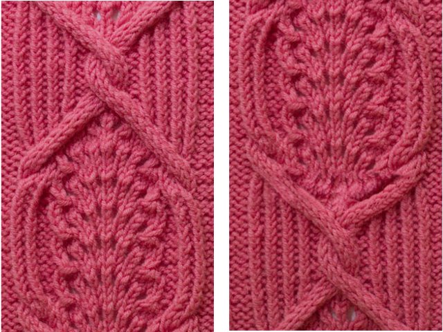 Knitting Aran knitting needles: schemes with a description