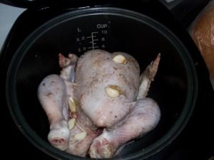 Chicken in a slow cooker