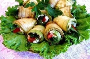 Zucchini rolls