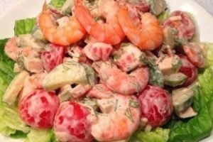 Shrimp and Tomato Salad