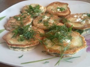 Zucchini in batter