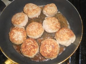 Minced meatballs with rice