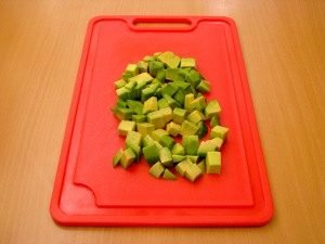 Avocado Salad with Tomato and Feta