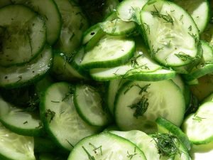 Cucumber Salad for the Winter