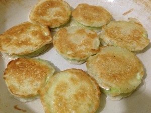 Zucchini in batter