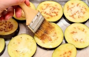 Eggplant in the oven