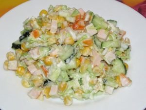 Smoked chicken salad