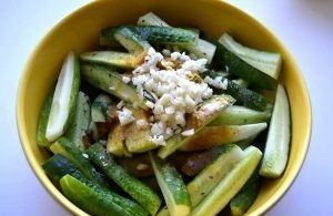 Cucumbers with mustard for the winter