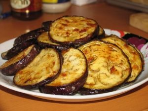 Eggplant in the oven