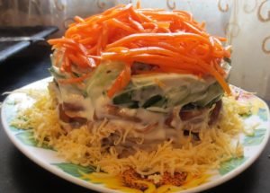 Korean carrot salad