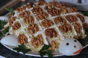 Tortoise Salad with Chicken and Walnuts