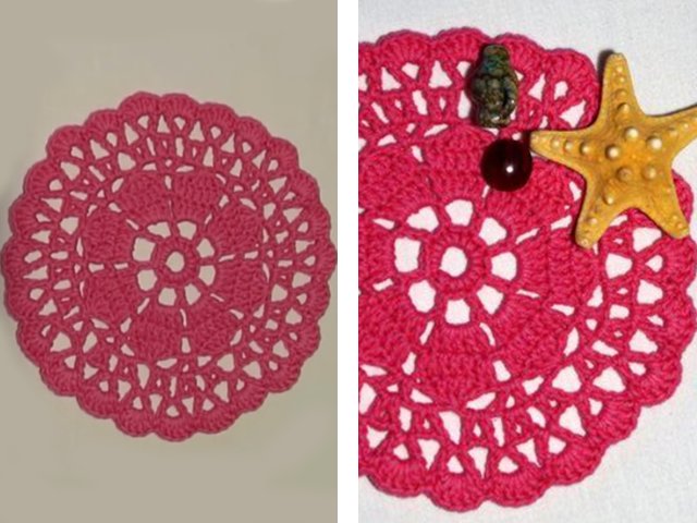 Crochet napkins for beginners