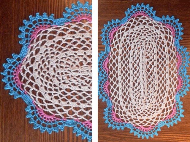 Crochet napkins for beginners