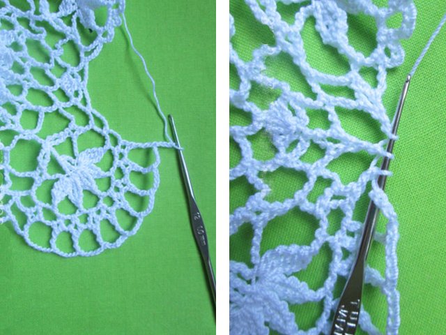 Crochet napkins for beginners