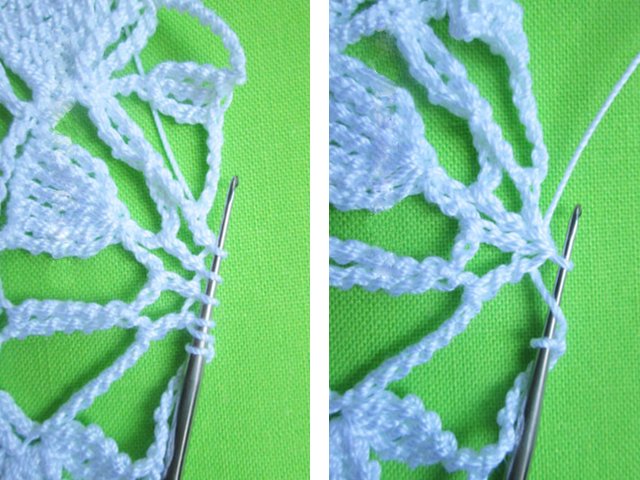 Crochet napkins for beginners