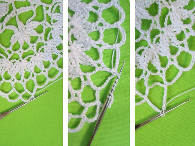 Crochet napkins for beginners