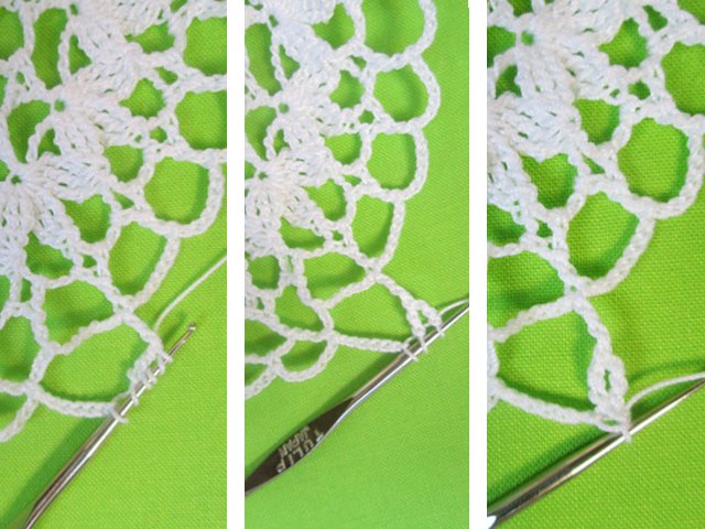 Crochet napkins for beginners