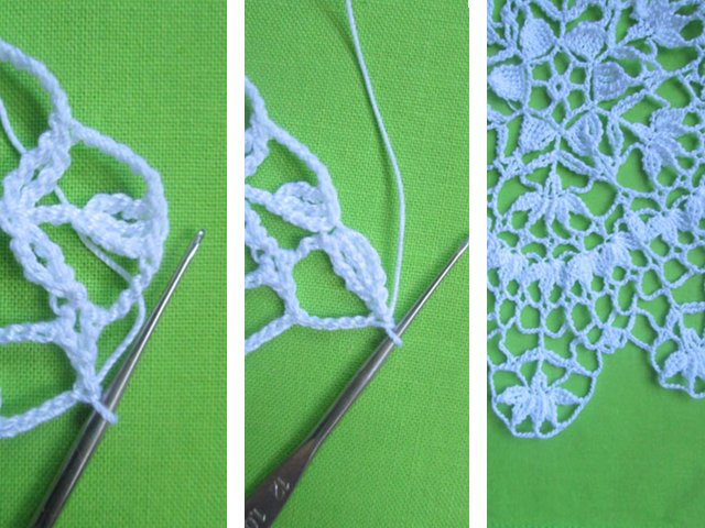 Crochet napkins for beginners