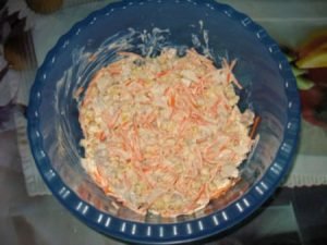 Korean Chicken and Carrot Salad