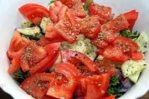 Lenten Salad with Squid and Vegetables